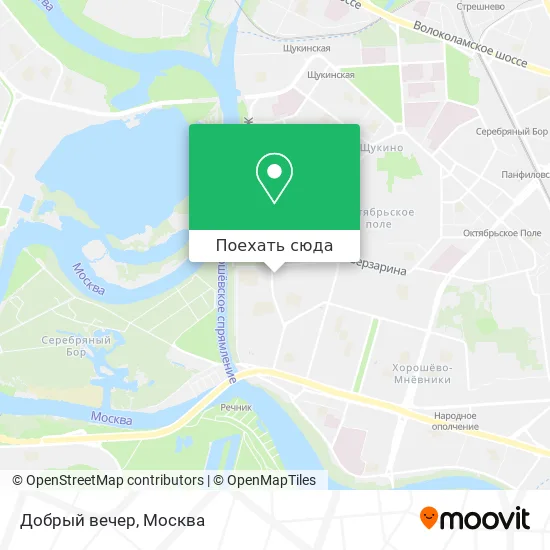 Карта Добрый вечер