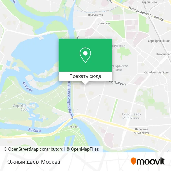 Карта Южный двор