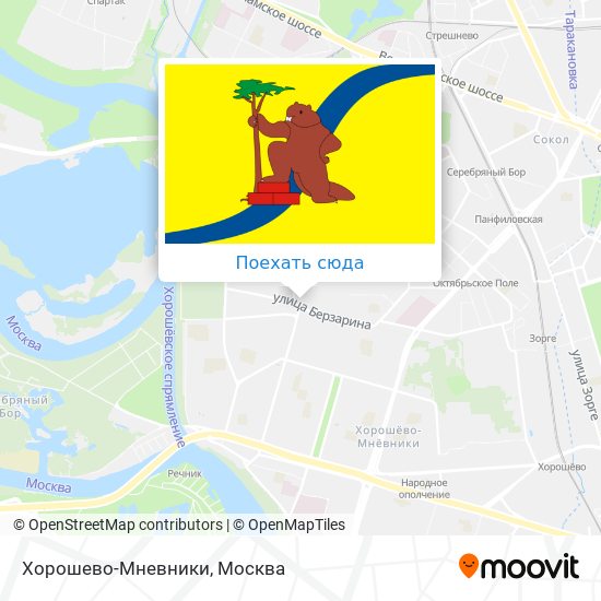 Карта Хорошево-Мневники