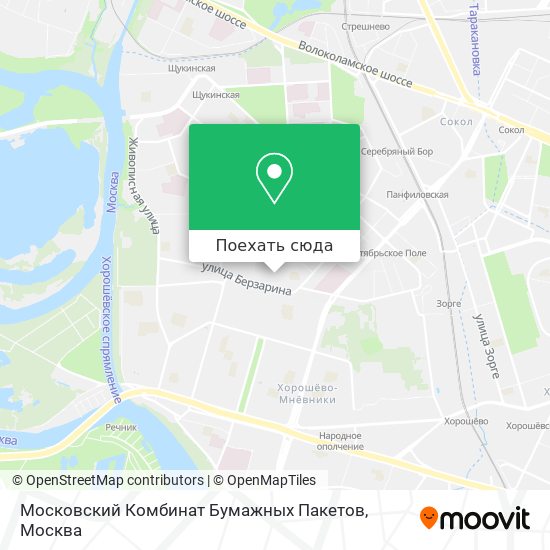 Карта Московский Комбинат Бумажных Пакетов