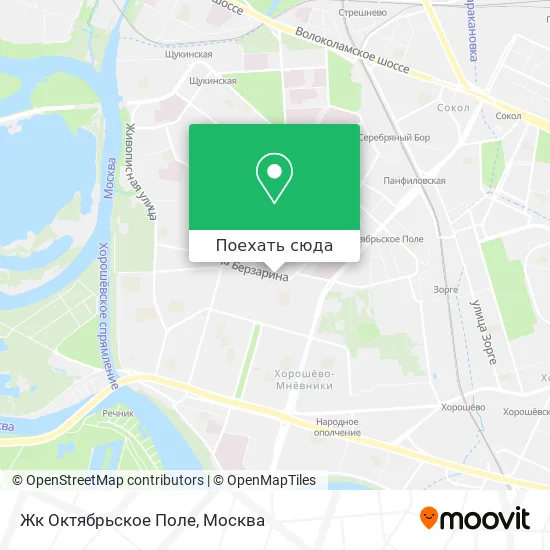 Карта Жк Октябрьское Поле