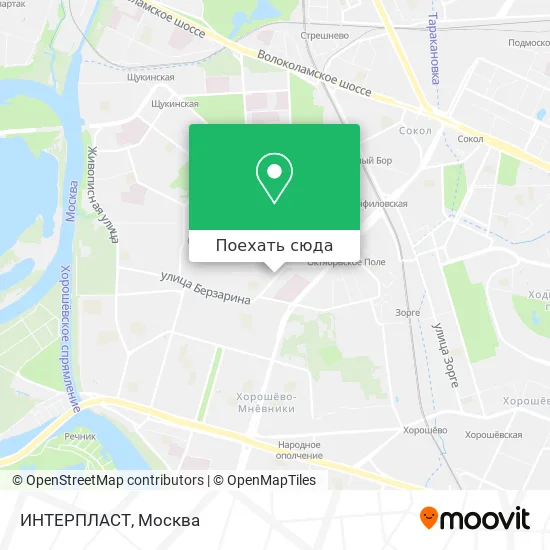 Карта ИНТЕРПЛАСТ