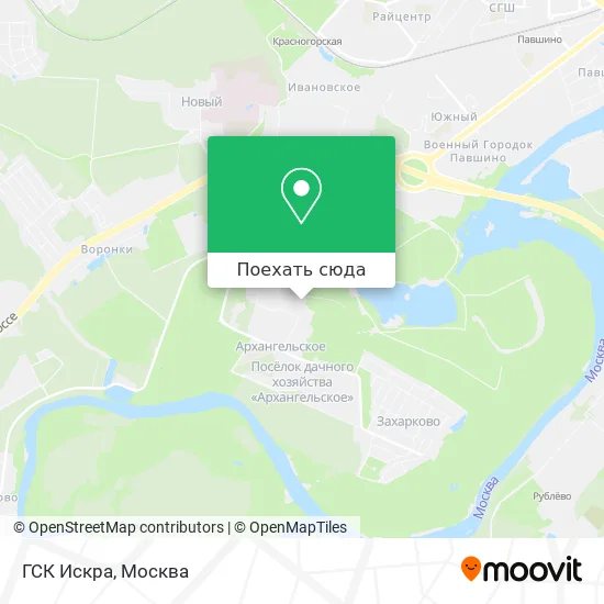 Карта ГСК Искра