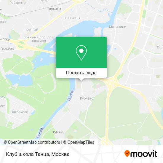 Карта Клуб школа Танца