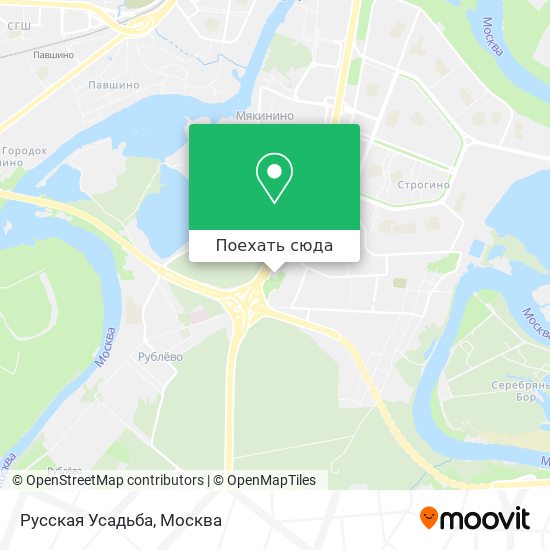 Карта Русская Усадьба