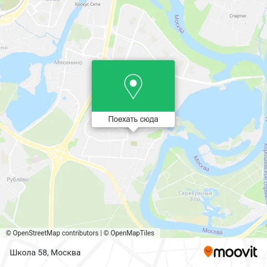 Карта Школа 58