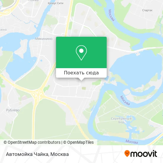 Карта Автомойка Чайка