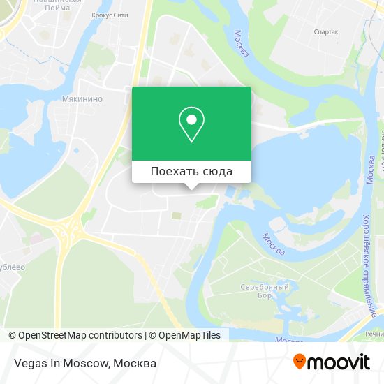 Карта Vegas In Moscow