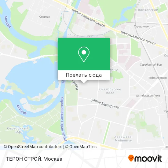Карта ТЕРОН СТРОЙ