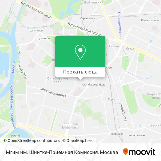 Карта Мгим им. Шнитке-Приёмная Комиссия
