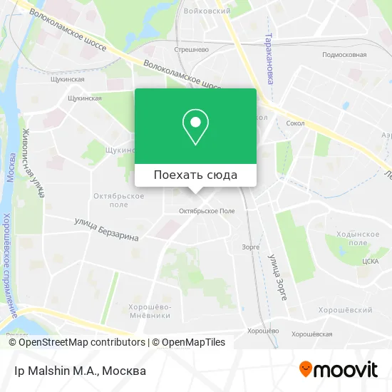 Карта Ip Malshin M.A.