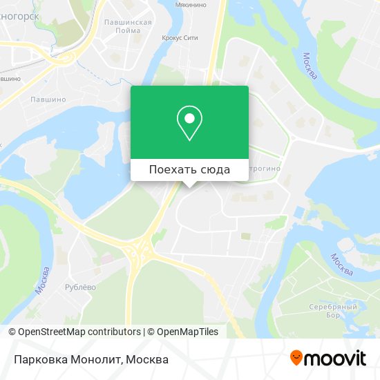 Карта Парковка Монолит