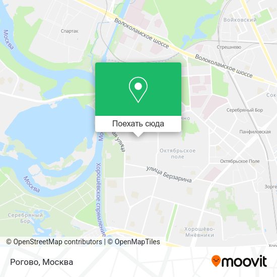Карта Рогово