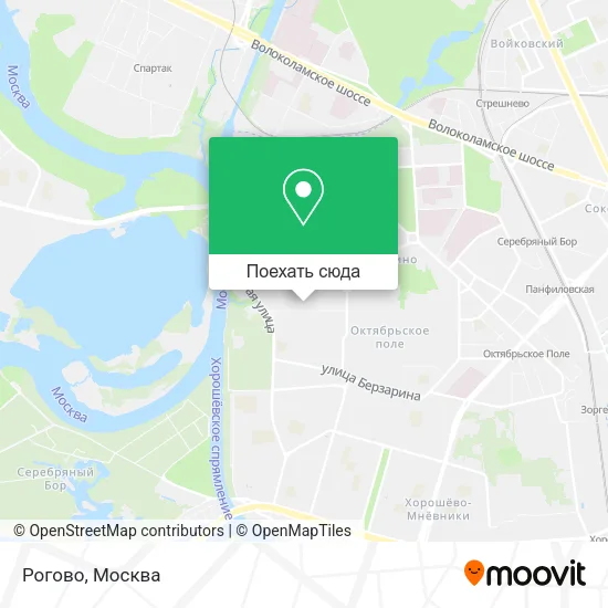 Карта Рогово