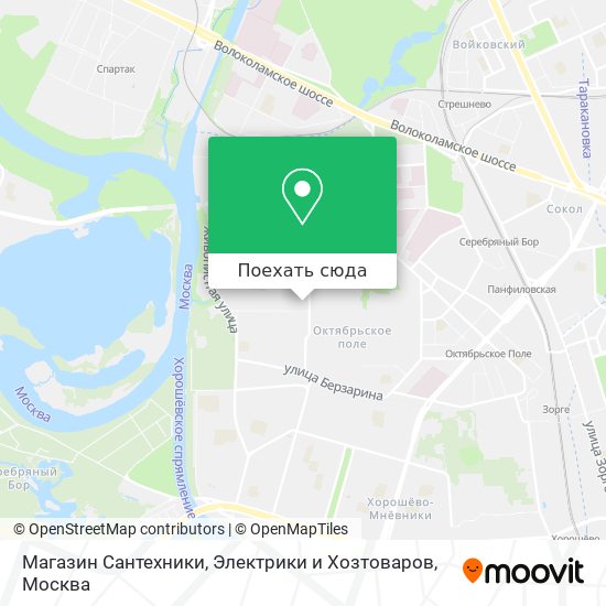 Карта Магазин Сантехники, Электрики и Хозтоваров