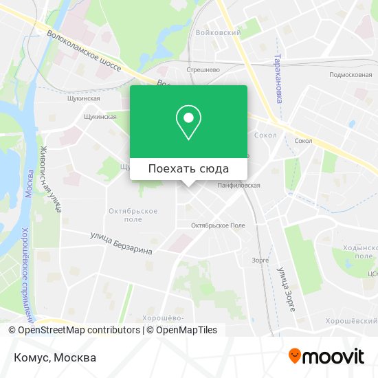 Карта Комус