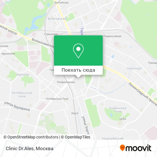 Карта Clinic Dr.Ales