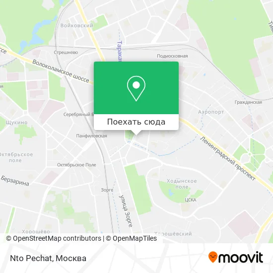 Карта Nto Pechat