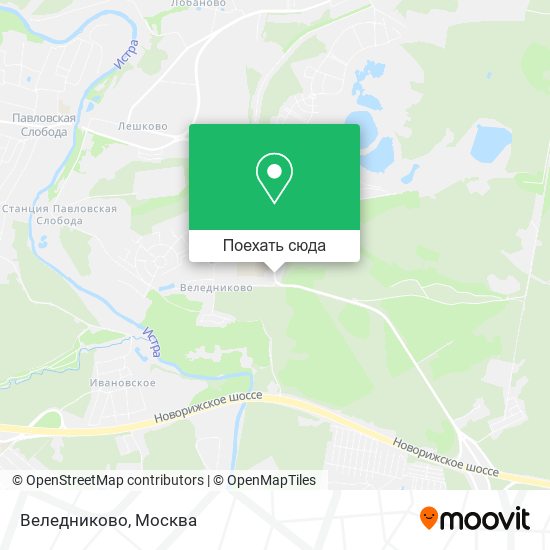 Карта Веледниково