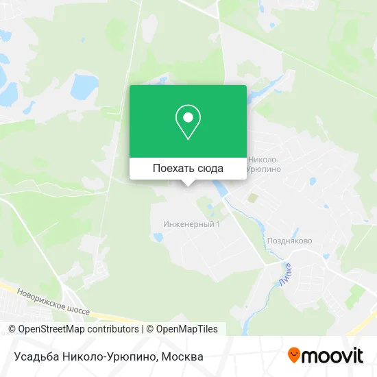 Карта Усадьба Николо-Урюпино