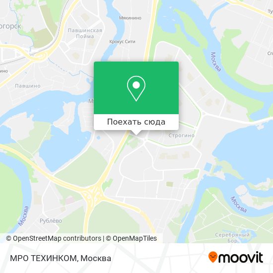 Карта МРО ТЕХИНКОМ