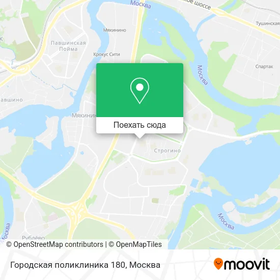 Карта Городская поликлиника 180