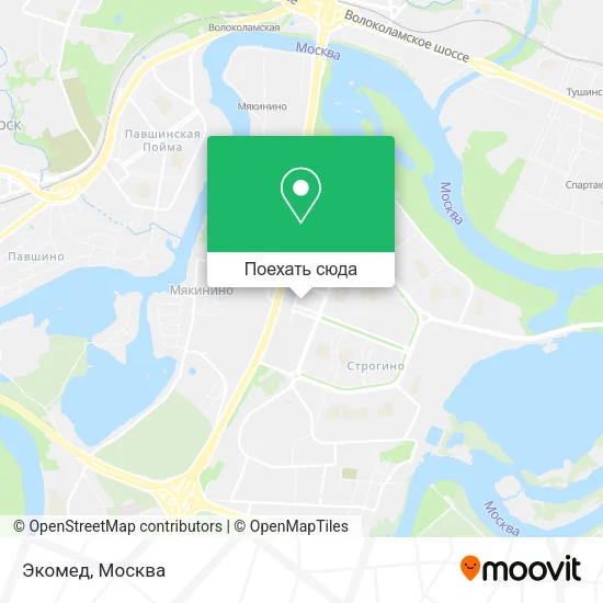 Карта Экомед