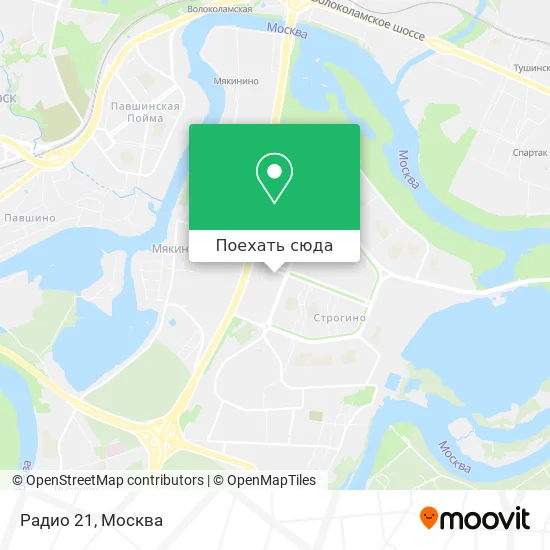 Карта Радио 21