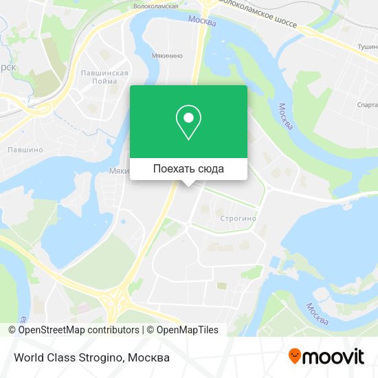 Карта World Class Strogino