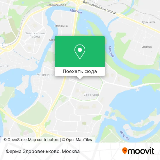 Карта Ферма Здоровеньково