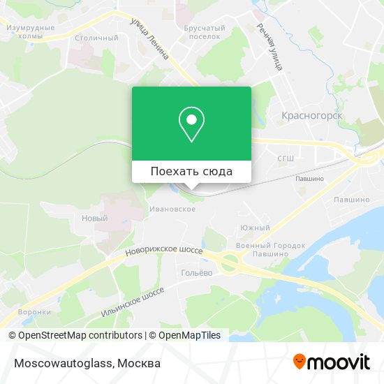 Карта Moscowautoglass