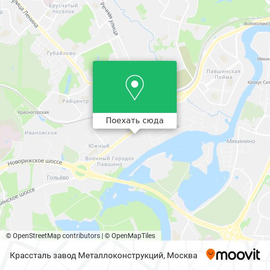 Карта Крассталь завод Металлоконструкций