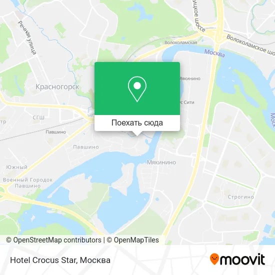 Карта Hotel Crocus Star