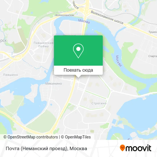 Карта Почта (Неманский проезд)