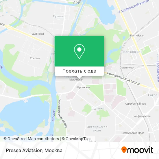 Карта Pressa Aviatsion