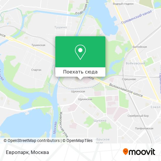 Карта Европарк