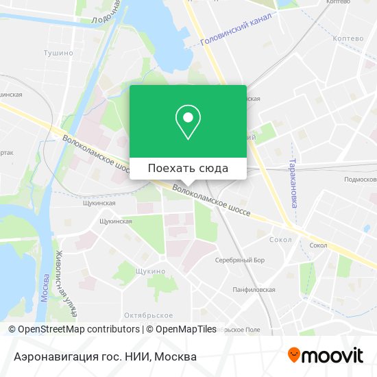 Карта Аэронавигация гос. НИИ