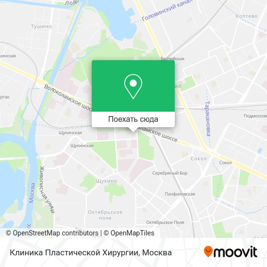 Карта Клиника Пластической Хирургии
