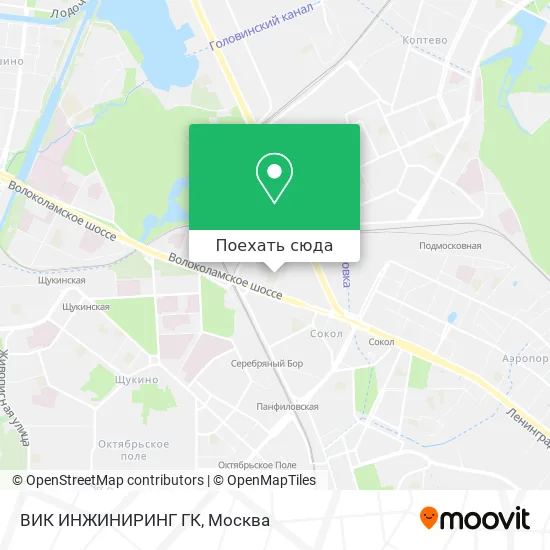 Карта ВИК ИНЖИНИРИНГ ГК