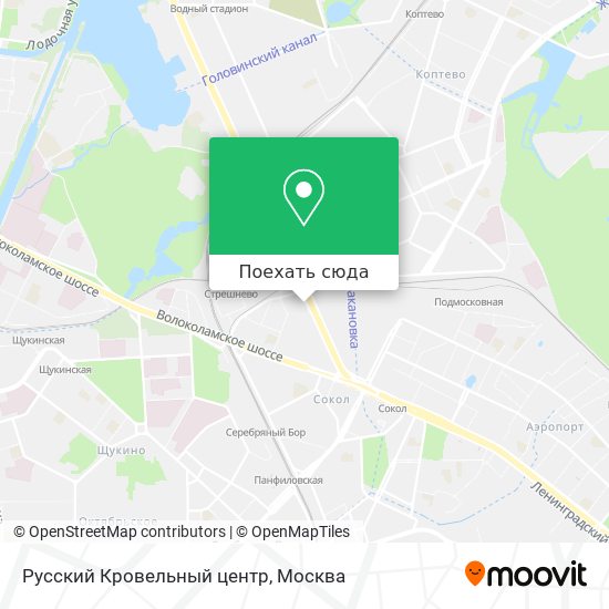 Карта Русский Кровельный центр