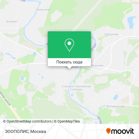 Карта ЗООПОЛИС