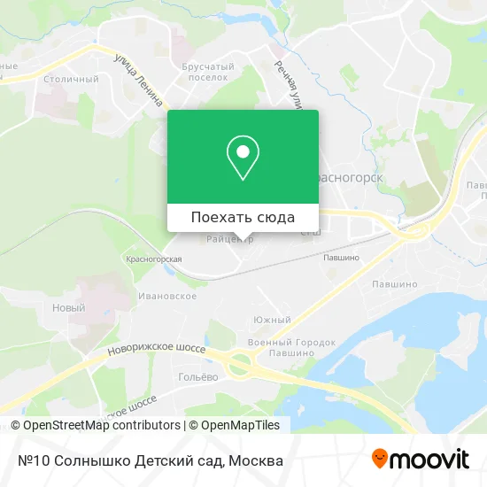 Карта №10 Солнышко Детский сад