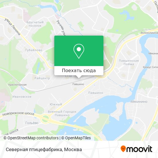 Карта Северная птицефабрика