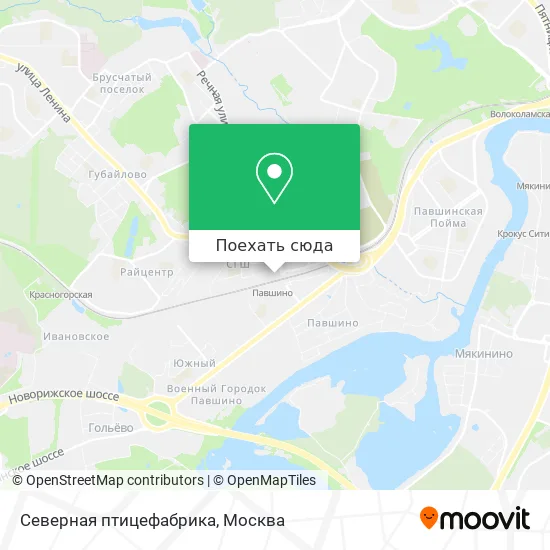 Карта Северная птицефабрика