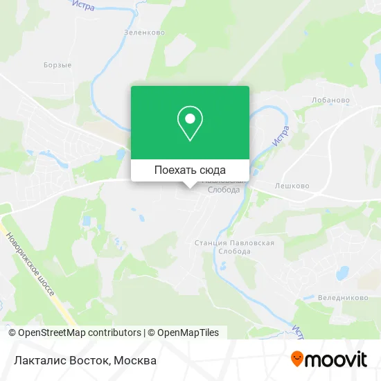 Карта Лакталис Восток