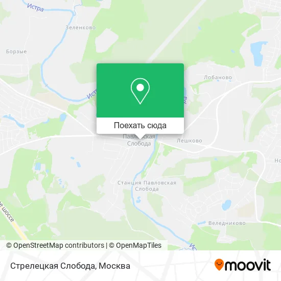 Карта Стрелецкая Слобода