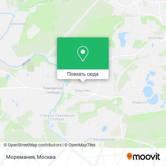 Карта Моремания