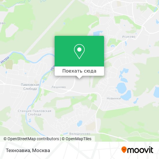 Карта Техноавиа