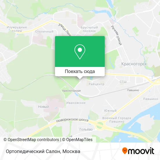 Карта Ортопедический Салон