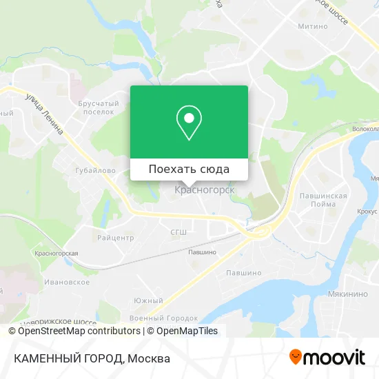 Карта КАМЕННЫЙ ГОРОД